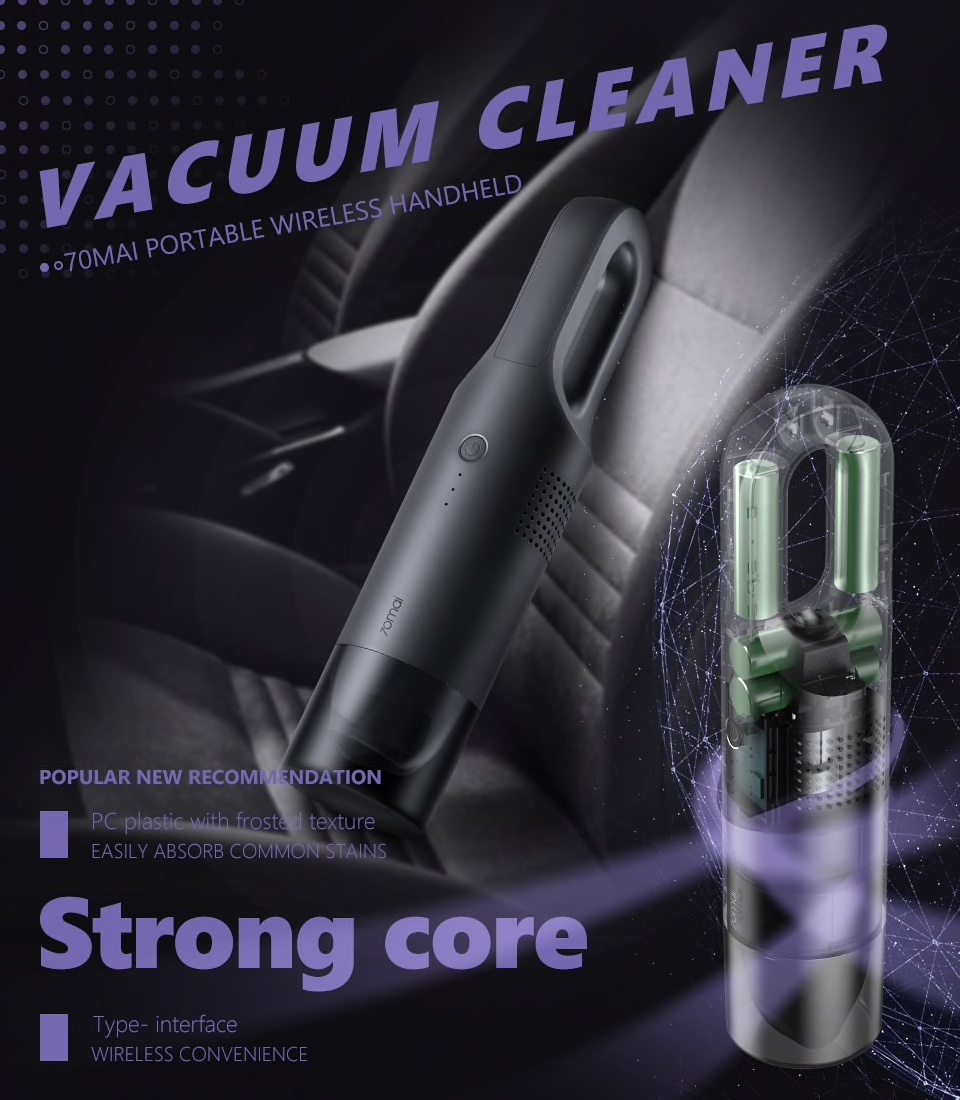 Xiaomi 70 Mai Car Vacuum Cleaner - Vysavač do auta